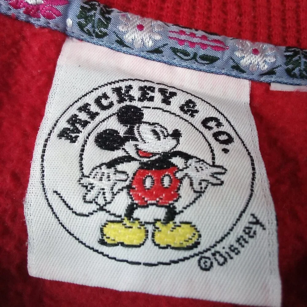 Vintage Mickey & Co. Fleece Crewneck Sweatshirt
